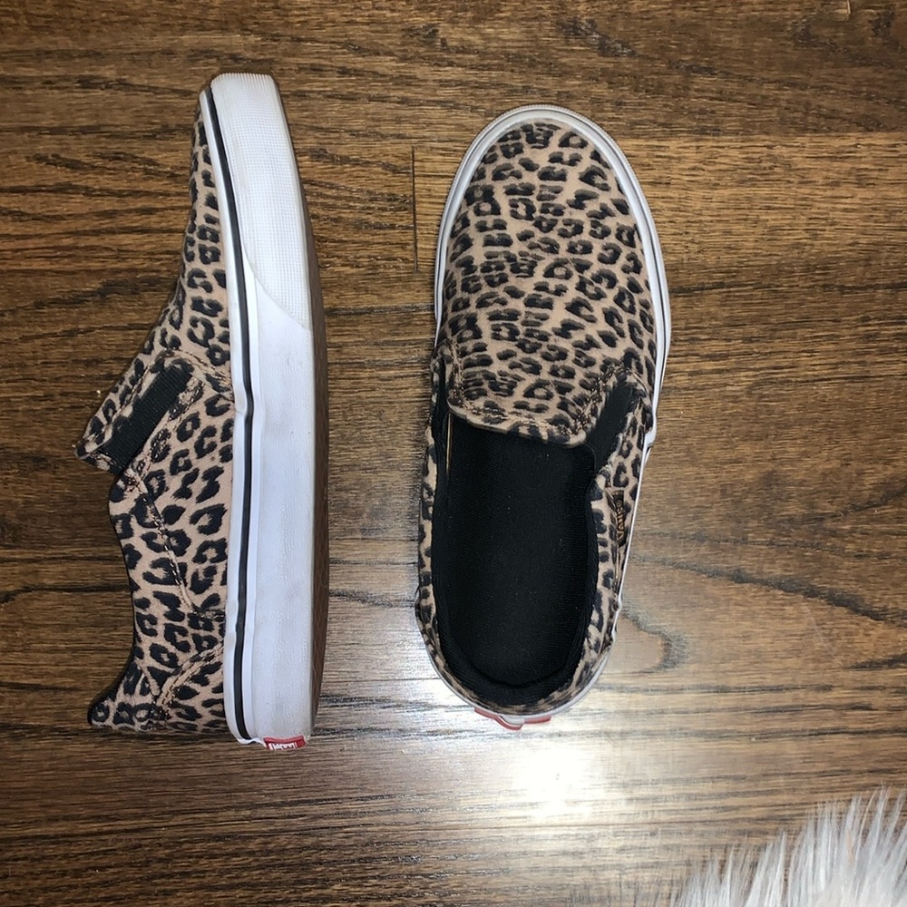 Vans Deluxe Comfort Cheetah Print Slip-Ons